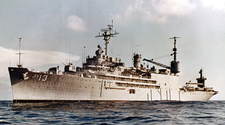 USS Salisbury Sound (AV-13) between 21 November 1966 and 28 February 1967, NHHC 'L' File.