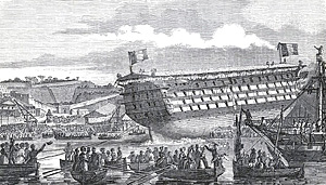 Sail three-decker Valmy