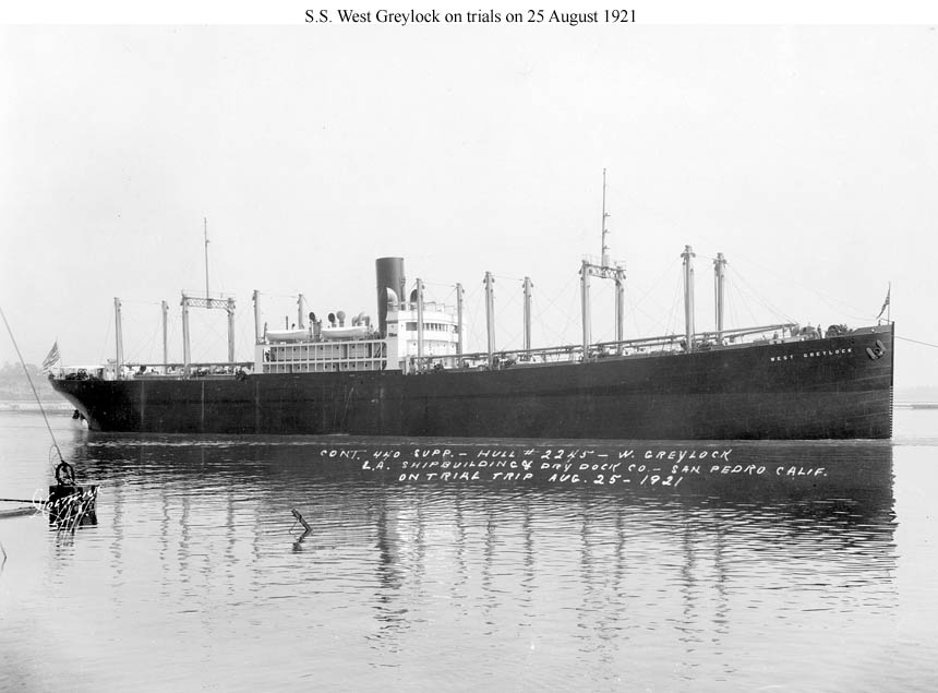 S.S. West Greylock (Design 1133)