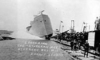 S.S. Sturgeon Bay launching