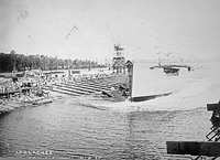 S.S. Apalachee being launched
