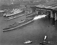 Launch of Washington, BB-47