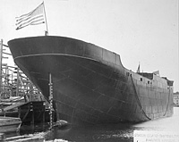 S.S. Bar Harbor after launching