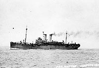 Photo # NH 2750: USS Martha Washington en route to France, 1918