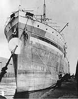 Photo # NH 64593: SS Buitenzorg in port, 1918.