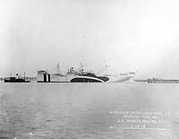Photo #  NH 64594-A:  SS Berwyn off Sparrows Point, Maryland, 26 September 1918