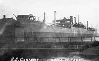 Photo # NH 100866: S.S. Cohasset in port, circa 1918