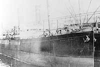 Photo # NH 101969: SS Maartensdijk in port, prior to her 1918-19 U.S. Navy service