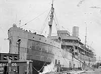 Photo # NH 103635:  S.S. Prinz Eitel Friedrich in port, circa 1917-1918.  She was later USS Otsego