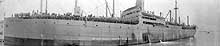 Photo # NH 104444:  USS Edward Luckenbach arriving at Newport News, Virginia, 3 July 1919