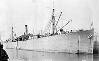 Photo # NH 105491:  USS Texan in port, 1919