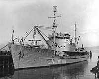 USS ACM 13 on 25 January 1950