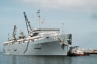 USS Acadia (AD 42) on 26 April 1991