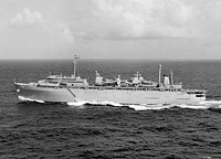 USS Yellowstone (AD-41) on 1 September 1981