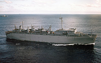 USS Yellowstone (AD 41) on 12 August 1988
