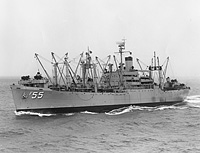 USS Aludra (AF 55) on 17 September 1954