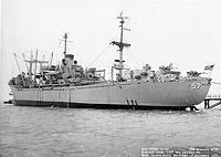 USS Regulus (AF 56) on 8 December 1955