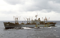 USNS Rigel (T-AF 58) in 1987