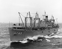 USS Zelima (AF 49) on 16 November 1953
