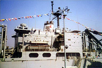 USS San Jose (AFS 7) in December 1989