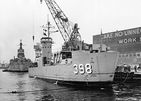 USS LSM 398 on 5 April 1954.