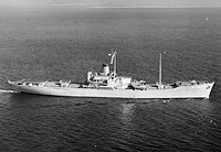 USS Compass Island (EAG 153) on 19 November 1956