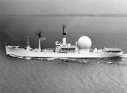 USNS Kingsport (T-AG 164) on 25 January 1963.