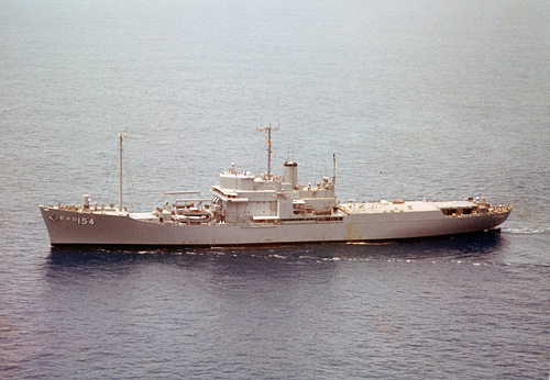 USS Observation Island (EAG 154) on 12 July 1962.