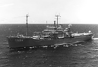 USS Observation Island (EAG 154) on 15 July 1971