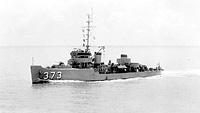 USS Peregrine (AM 373) in the 1950s