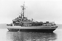 USS Staten Island (AGB 5) on 18 June 1957