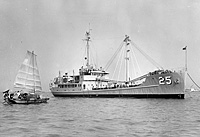 USS Banner (AKL 25) on 10 April 1959