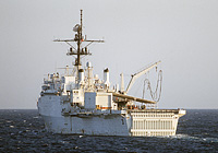 USS La Salle (AGF 3) in November 1987