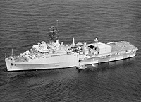 USS La Salle (AGF 3) in 1983