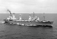 USNS General Hoyt S Vandenberg (T-AGM 10) in July 1965