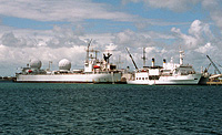 USNS Redstone (T-AGM 20) on 24 July 1993