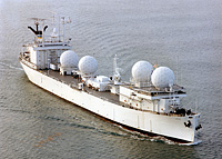 USNS Redstone (T-AGM 20) circa 1985