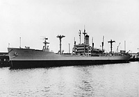 USNS Richfield (T-AGM 4) on 14 August 1962
