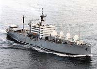 USNS Range Sentinel (T-AGM 22) on 1 January 1985