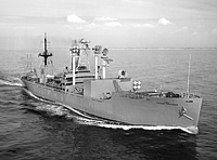 USNS Range Tracker (T-AGM 1) circa November 1961