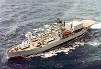 USNS Sunnyvale (T-AGM 5) in October 1961