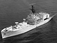 USNS Wheeling (T-AGM 8) circa August 1964