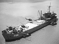 USS Garrett County (LST 786) in June 1968