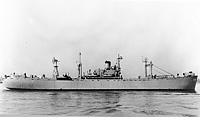 USS Guardian (AGR 1) on 4 November 1955