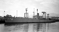 USS Locator (AGR 6) on 12 July 1960