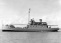Covered lighter YF 327 on 15 September 1965