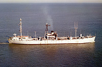 USS Oxford (AG 159) on 4 January 1962