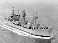 USNS Capt Arlo L Olson (T-AK 245) on 16 July 1956