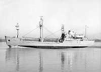 USNS Mirfak (T-AK 271) circa 1957