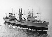 USNS Pvt Leonard C Brostrom (T-AK 255) on 30 September 1964